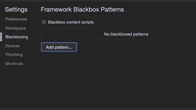 dev tools framework pattern screenshot
