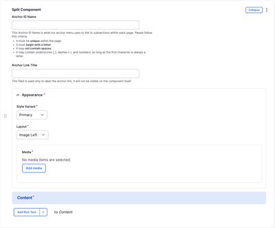 Example of a Paragraph within a node edit page.