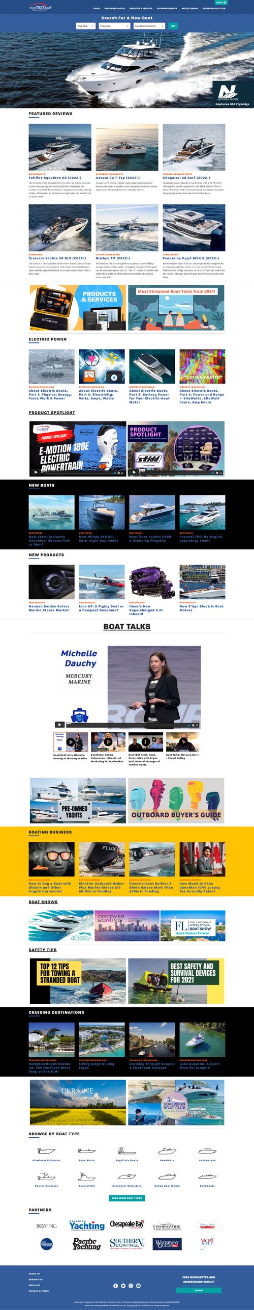 Screenshot of Rebuilding and Redesigning BoatTEST.com: A Secure, Scalable Transformation for the Leader in Boat Reviews project